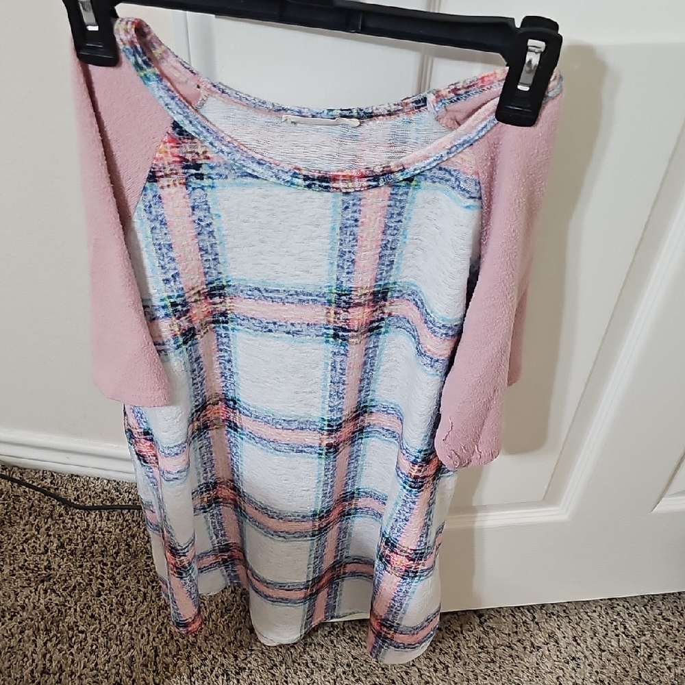 Reborn Multicolor Plaid Top